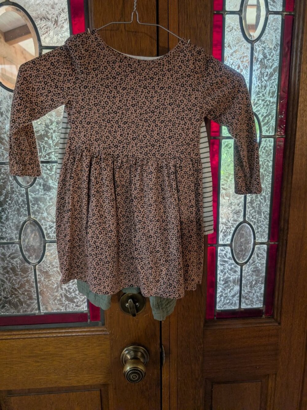 Toddler Girls long sleeve dresses, size 2T; qty 2